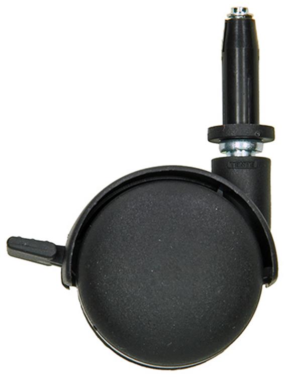Load image into Gallery viewer, Mack by tente 1058958 - zwenkwiel met enkele wielrem vork pp, met klemhuls 50 mm | 5 stuks
