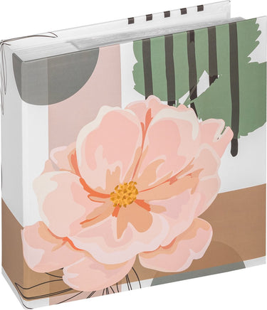 Walther me-297-1 variety - memo insteekalbum -formaat 22 x 22 cm - 200 foto's 10 x 15 cm - gebloemd