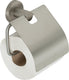 Plieger vigo wc rolhouder – toiletrolhouder met klep – met schroeven – 10 jaar garantie – geborsteld chroom