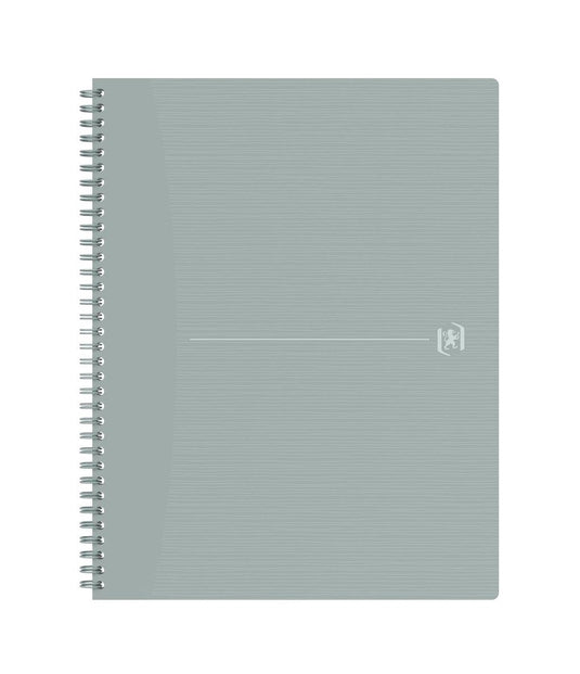 Oxford origins - duurzaam notitieboek - a4+ - gelijnd - 70 vel - grijs