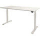 Zit- sta bureau schaffenburg dextro basic t-voet kalk wit