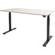 Zit- sta bureau schaffenburg dextro basic t-voet kalk wit