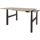 Zit- sta bureau schaffenburg dextro basic t-voet robson oak