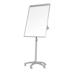 Mobiele flipchart bi-office classic grijs aluminium