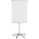 Mobiele flipchart bi-office classic grijs aluminium