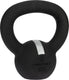 Avento kettlebell - 6 kg - gietijzer - zwart zilvergrijs