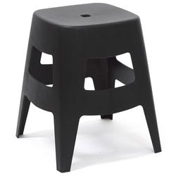 Kruk paperflow plastic zwart