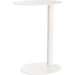 Bijzet tafel paperflow staal wit