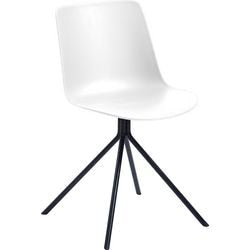 Bezoekersstoel paperflow plastic wit