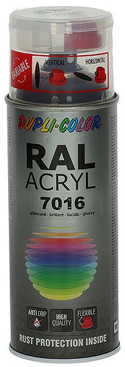 Motip 1000560 - 363511 ral 7016 antraciet grs 400 ml | 2 stuks