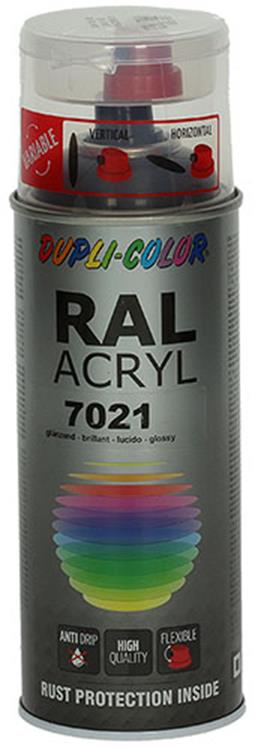 Motip 1000570 - 366185 ral 7021 zwart grijs 400 ml | 2 stuks