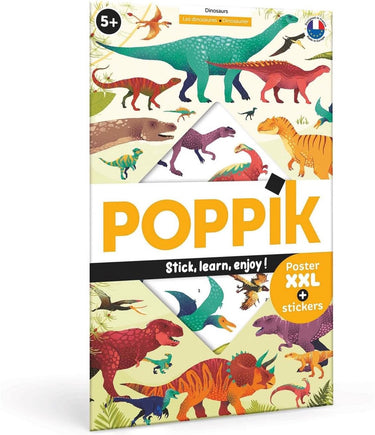 Poppik dinosaurussen sticker poster 68x100cm
