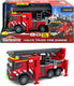 Majorette grand series - volvo fmx brandweerwagen nl - metaal - licht en geluid - 19 cm - speelgoedvoertuig