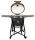 Grizzly grills kamado elite large - barbecue - ø46cm ø18inch - zwart - compleet
