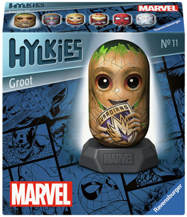 Ravensburger 3d puzzel hylkies marvel groot, 54st.