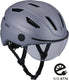 Bbb cycling move faceshield transparant e-bike helm - speed pedelec helm - elektrische fiets - snorfiets - mat grijs - maat l - bhe-57