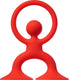 Moluk noogi rood, in siliconen rubber, in doos, 0+