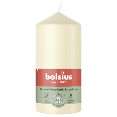 Bolsius stompkaars 120 58 zacht parel
