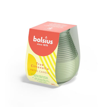 Bolsius olympic patio geurglas 94 91 true citronella groen
