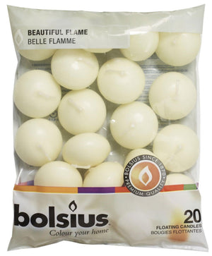 Bolsius drijfkaars zak a 20 ivoor