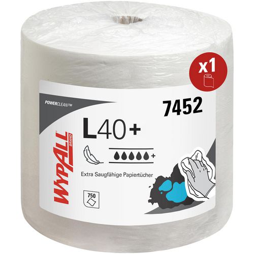 Poetspapier wypall l40 wit