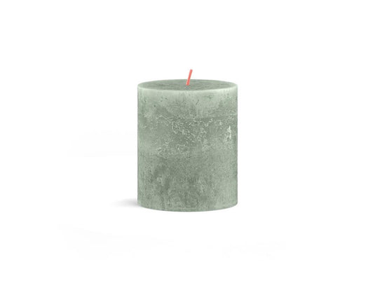 Bolsius rustiek kaars 80 68 jade green