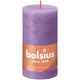 Bolsius rustiek stompkaars 130 68 violet
