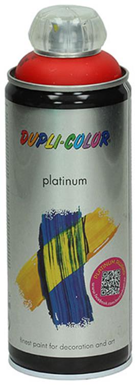 Motip 1002566 - 719851 platinum ral 3020 verkeersrood 400 ml | 2 stuks