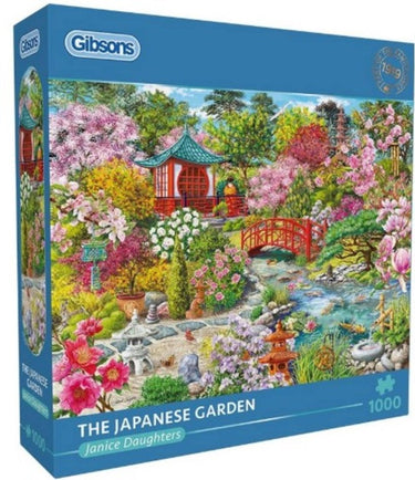 Gibsons - the japanese garden (door janice daughters) - 1000 stukjes 68×49cm (b×h) - legpuzzel voor volwassenen