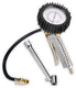 Einhell professionele bandenspanningsmeter bandenvulpomp - werkdruk: 0-8 bar - slanglengte: 44 cm - incl. ontluchtingsventiel, ventielplug, professionele bandenspanningsadapter