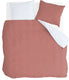 Byrklund dekbedovertrek side way - 200x220 - 100% katoen - terra wit