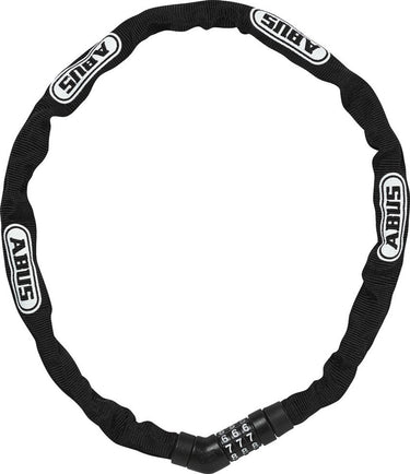 Abus 4804C 75 zwart fietskettingslot, 4mm, 75cm, cijferslot