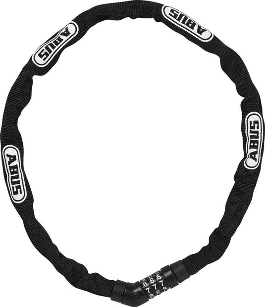 Abus 4804C 75 zwart fietskettingslot, 4mm, 75cm, cijferslot