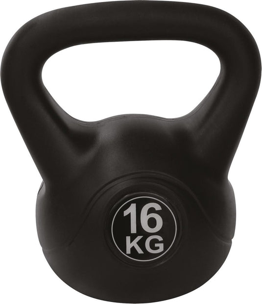 Tunturi pvc kettle bell - kettlebell - 16 kg - incl. gratis fitness app