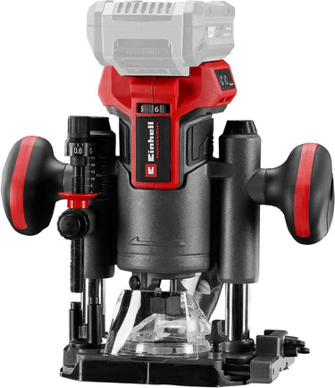 Einhell professional accu bovenfrees tp-ro 18 li bl solo - power x-change - 18 v li-ion - 6 en 8 mm spantang - koolborstelloze motor - incl. diverse accessoires - excl. accu en lader