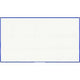 Magnetisch whiteboard bi-office blauw frame, wit, blauw