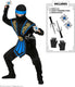 Finidi ninja pak kinderen kombat blauw