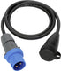 Brennenstuhl verloopkabel camping cee verloopkabel met cee-stekker en aardingscontactkoppeling (1,5m kabel in zwart, h07rn-f 3g2.5, 230v 16a, voor permanent gebruik buitenshuis ip44, made in germany)