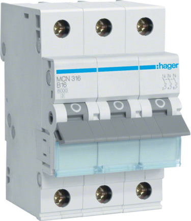 Hager installatieautomaat 1-polig 25a - mbn125 - type b