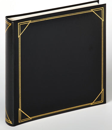 Walther mx-200-b standard - classic album - formaat 30 x 30 cm - 100 witte pagina's - zwart