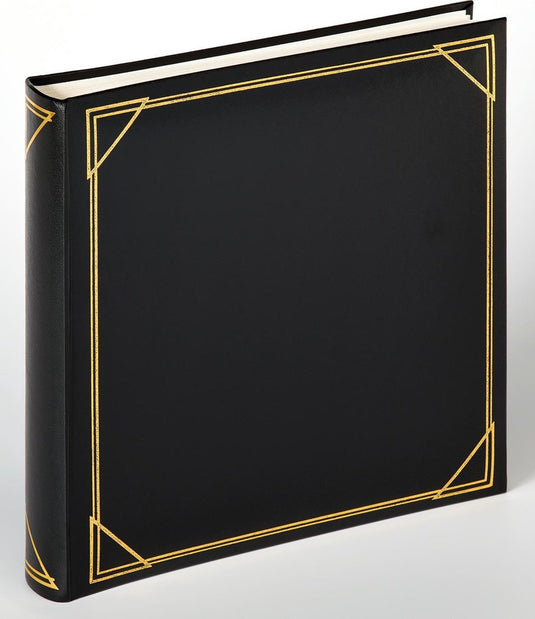 Walther mx-200-b standard - classic album - formaat 30 x 30 cm - 100 witte pagina's - zwart