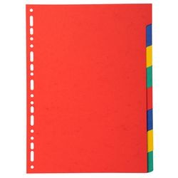 Tabbladen exacompta 2008e a4 kleurenassortiment