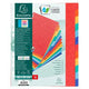 Tabbladen exacompta 7034e 320 x 240 mm kleurenassortiment