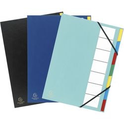 Sorteermap exacompta 55320e kleurenassortiment a4