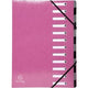 Mappen uitrekbare rug exacompta 53928e a4 roze