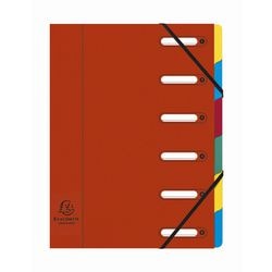 Mappen uitrekbare rug exacompta 55065e rood a4