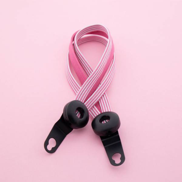 Load image into Gallery viewer, Qibbel widek snelbinder explorer 20 zwarte beugels roze wit
