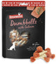 Rosewood dumbbells hondensnack zalm – kauwbotjes van runderhuid – voordeelverpakking 400 g – graanvrij – zonder kunstmatige toevoegingen
