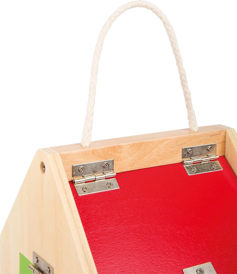 Load image into Gallery viewer, Small foot - houten slotenhuis
