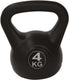 Tunturi pvc kettlebell - gewicht - 4kg - incl. gratis fitness app